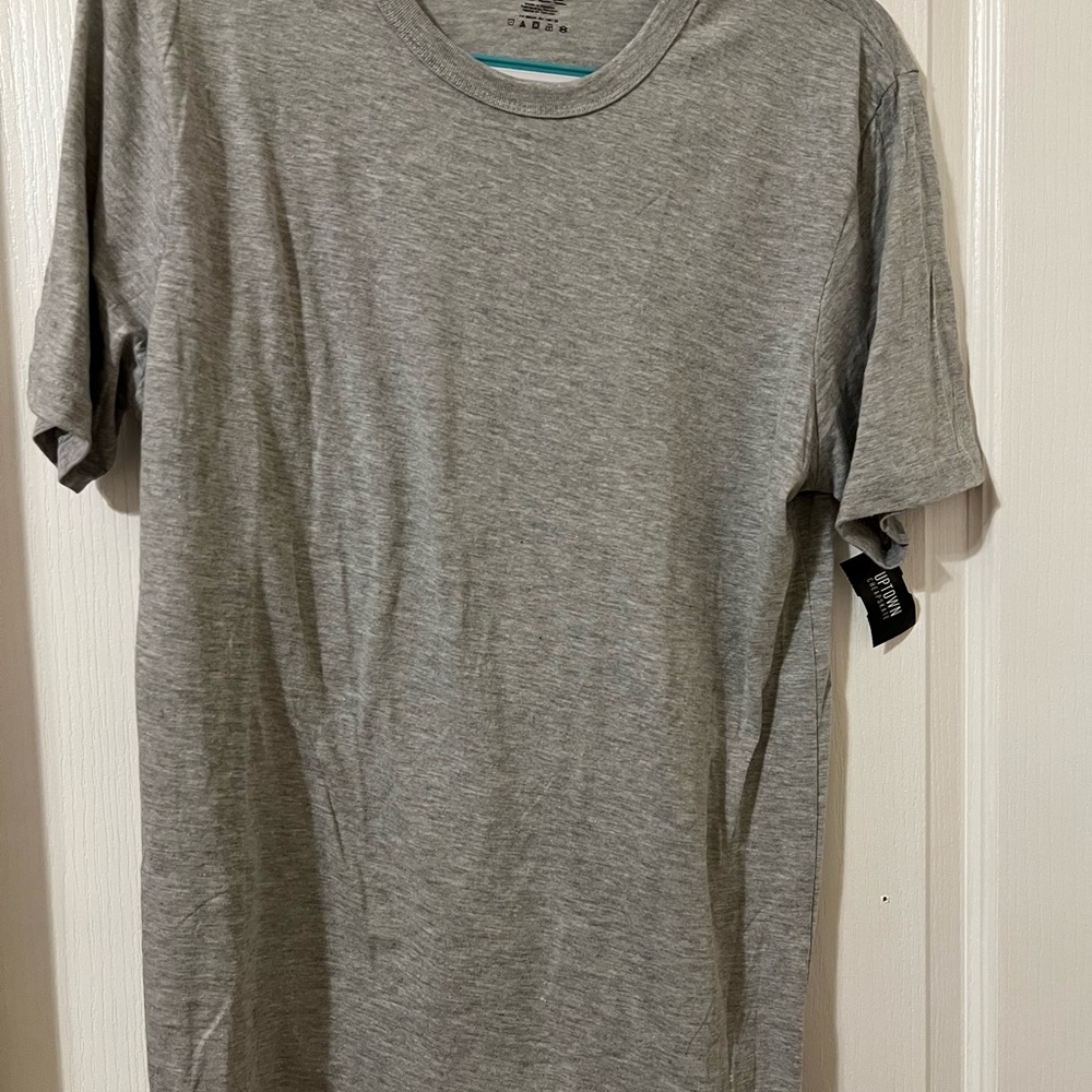 Men's Short Sleeve Crew Tee in Heather Gray